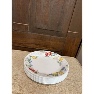 Corelle Chutney Swirl Plates Salad 7" Set Of 7